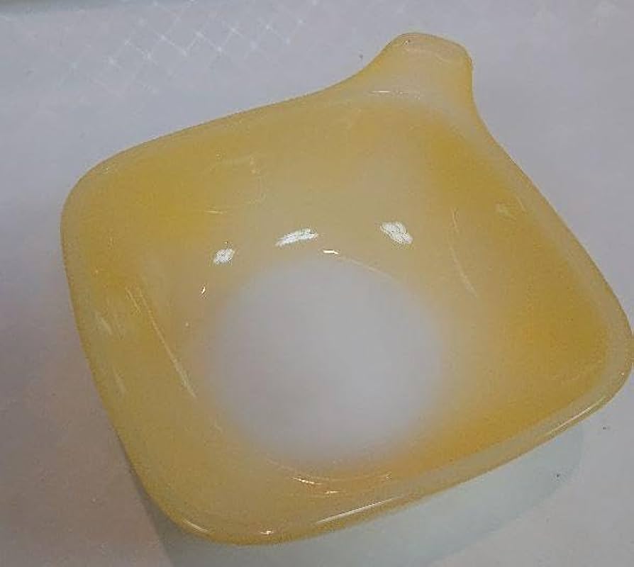 昭和レトロ CROWN OVENWARE 耐熱ガラス ボウル イエロー5枚セット